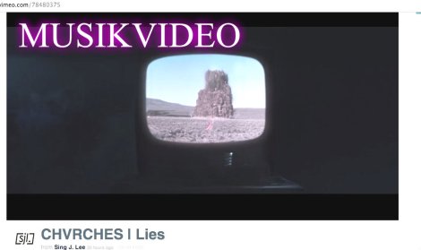 MUSIKVIDEO zu CHVRCHES - Lies (2013): Verrückt, verstückelt und ein Rätsel.